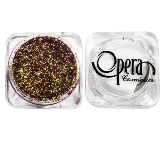 Opera Color Shifting Chameleon Glitter – ( Gold to red purple ) Effect