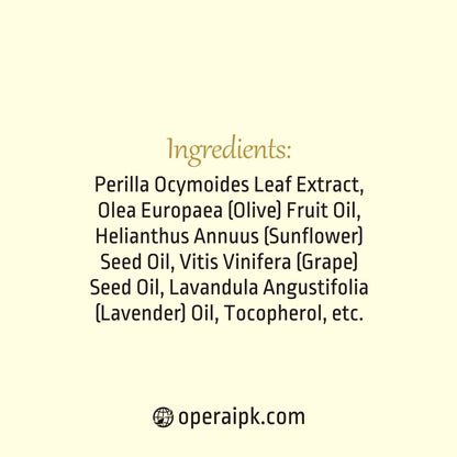 Opera Luméra Treatment Cleansing Oil – Lavender & Perilla Blackhead Melter