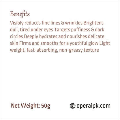 Opera Luméra Retinol & Vitamin C Eye Cream | Anti-Wrinkle & Brightening Treatment