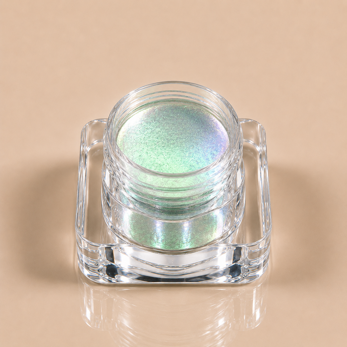 Opera Chrome Sparkle Glow Up Highlighter (Green)