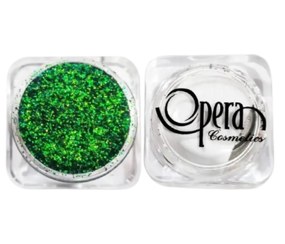 Opera Color Shifting Chameleon Glitter – (green to gold blue) Effect