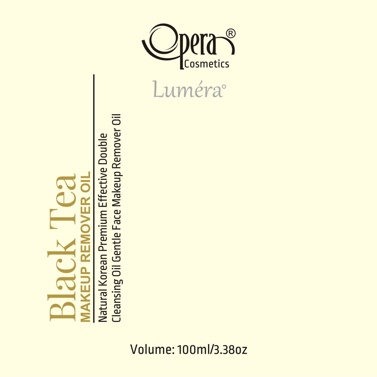 Opera Luméra Treatment Black Tea & Grape Seed Cleansing Oil