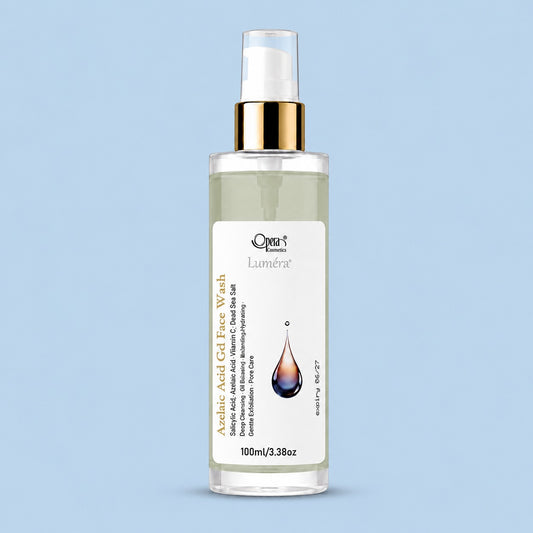 Opera Luméra Azelaic + Salicylic Face Wash | Deep Clarifying Cleanser for Acne & Glow