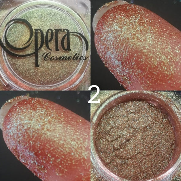 Opera Multichrome Smoky 3D Single Eyeshadow (Gold Green Blue)