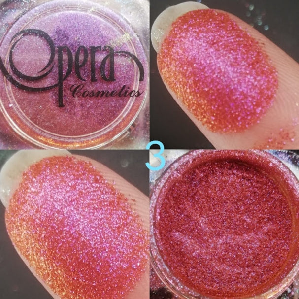 Opera Multichrome Smoky 3D Single Eyeshadow (Purple Red Blue)