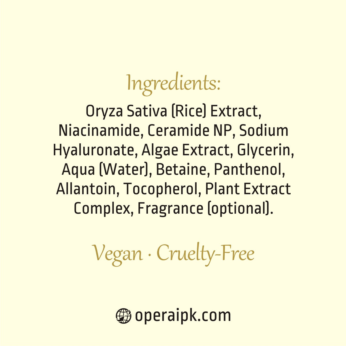 Opera Luméra Treatment Toner – Korean Rice Extract & Niacinamide Milky Hydrator