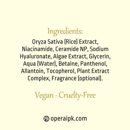Opera Luméra Treatment Toner – Korean Rice Extract & Niacinamide Milky Hydrator