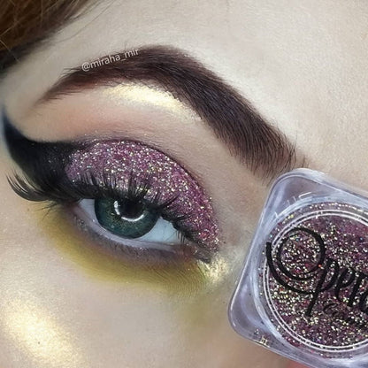 Opera Color Shifting Chameleon Glitter –  ( Red to purple green ) Effect