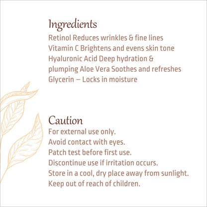 Opera Luméra Retinol & Vitamin C Eye Cream | Anti-Wrinkle & Brightening Treatment