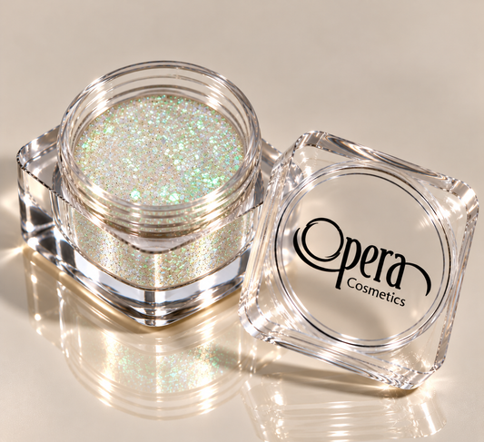 Opera Luminous Glitter Powder – Multi Green Pink | Fine Sparkle Eye Glitter