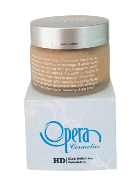 Opera Cover Glow Matte HD Foundation Complete Coverage (Medium)