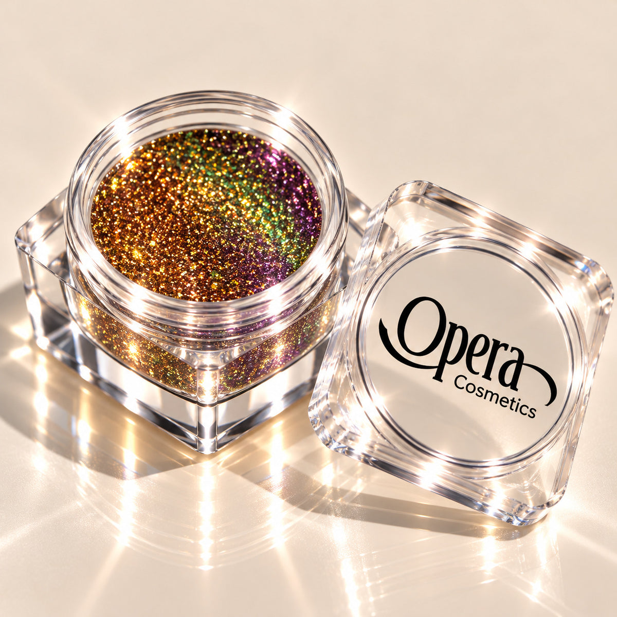 Opera Color Shifting Chameleon Glitter – (Gold to Green Purple)  Effect