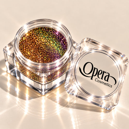 Opera Color Shifting Chameleon Glitter – (Gold to Green Purple)  Effect