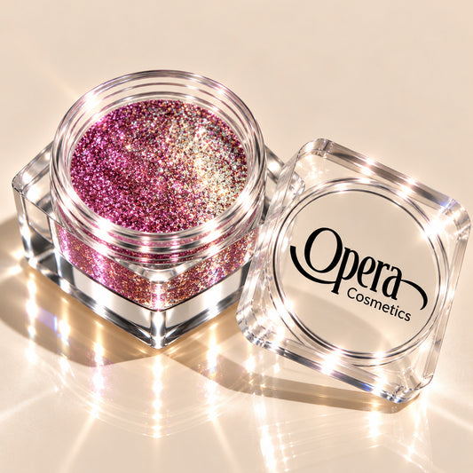 Opera Color Shifting Chameleon Glitter – (Purple to white gold) Effect