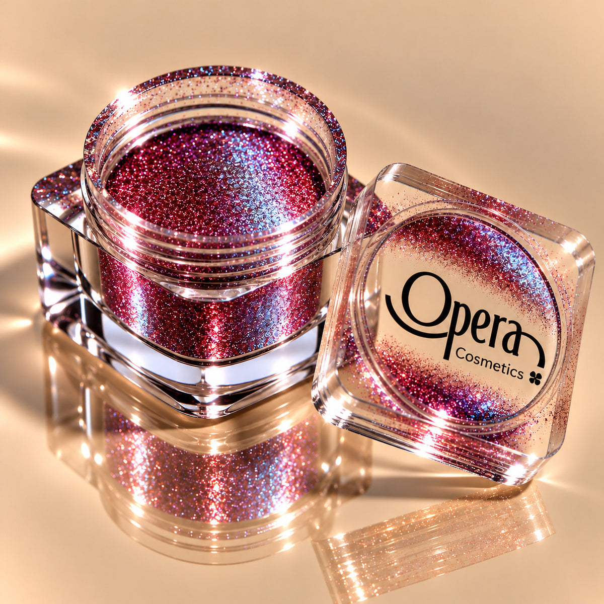Opera Multichrome Smoky 3D Single Eyeshadow (Golden Red Cooper)