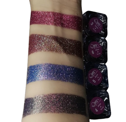 Opera Color Shifting Chameleon Glitter – ( Gold to red purple ) Effect