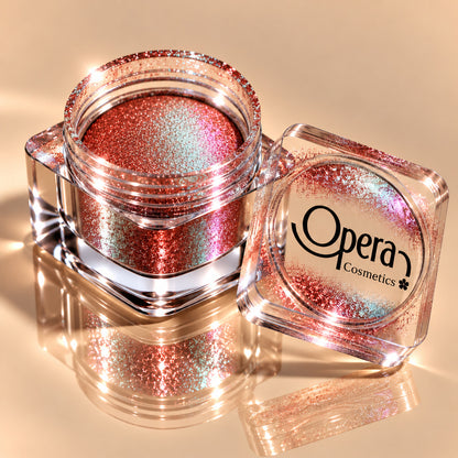 Opera Multichrome Smoky 3D Single Eyeshadow (Maroon purple blue)