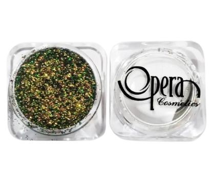 Opera Color Shifting Chameleon Glitter – (Gold to red green) Effect
