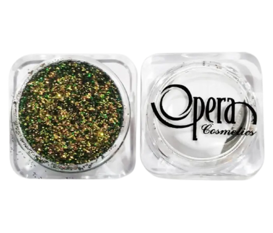 Opera Color Shifting Chameleon Glitter – (Gold to red green) Effect