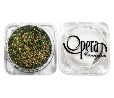 Opera Color Shifting Chameleon Glitter – (Gold to red green) Effect