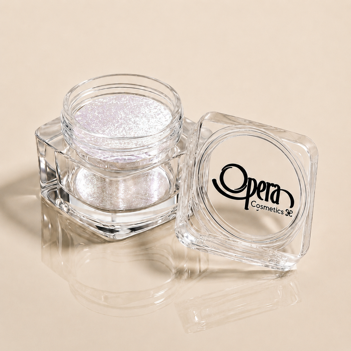 Opera Chrome Sparkle Glow Up Highlighter (Silver)