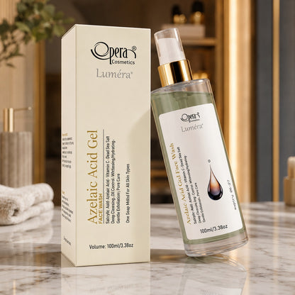 Opera Luméra Azelaic + Salicylic Face Wash | Deep Clarifying Cleanser for Acne & Glow