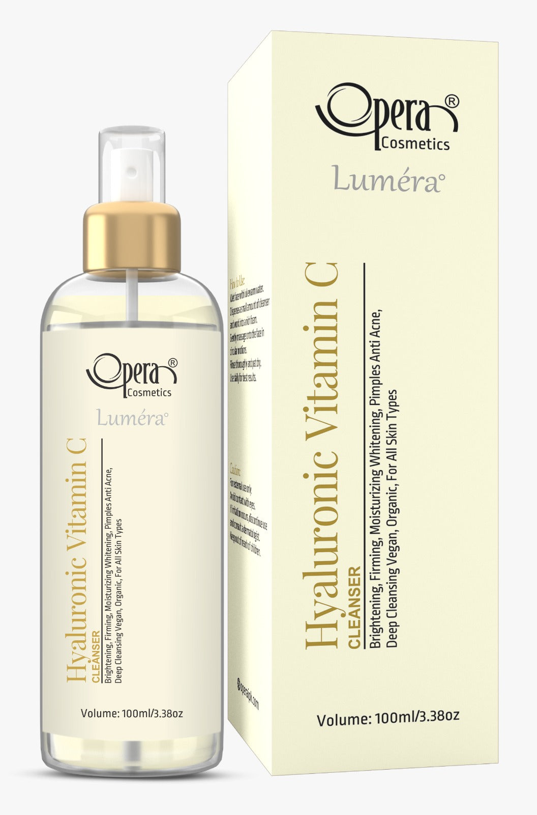 Opera Luméra Treatment – Hyaluronic & Vitamin C Brightening Cleanser ...