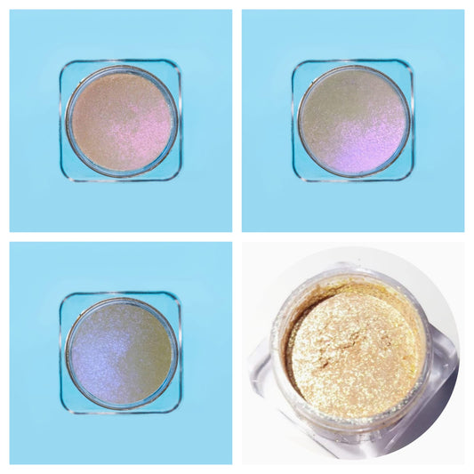 Opera Star Dust Glow Chrome Highlighter (4pcs) – Bundle #1
