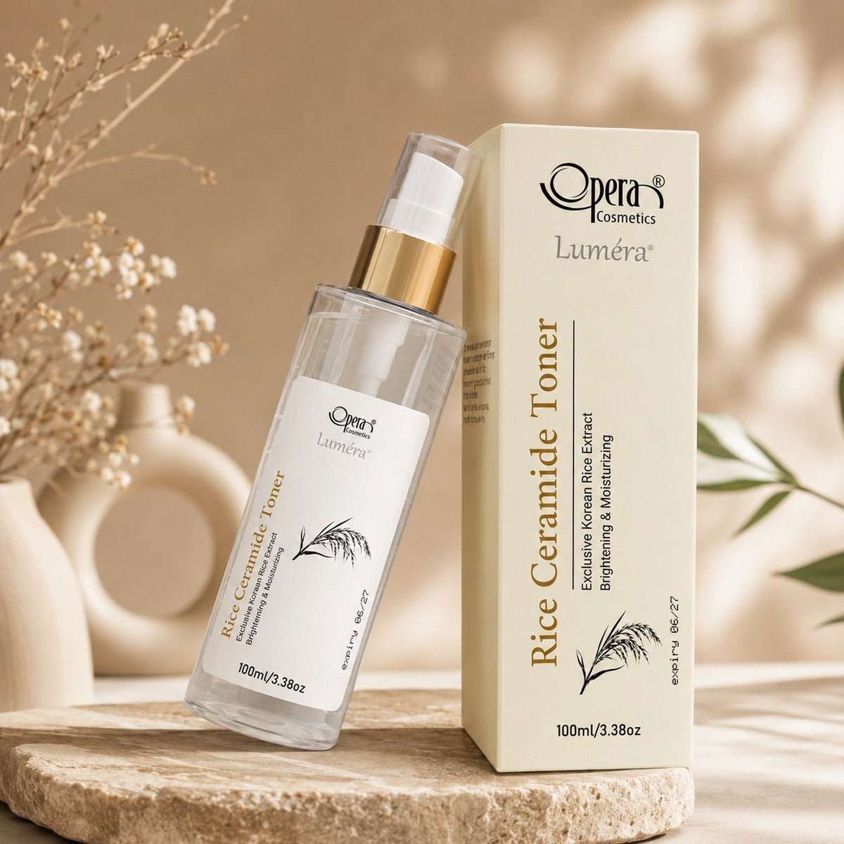 Opera Luméra Treatment Toner – Korean Rice Extract & Niacinamide Milky Hydrator