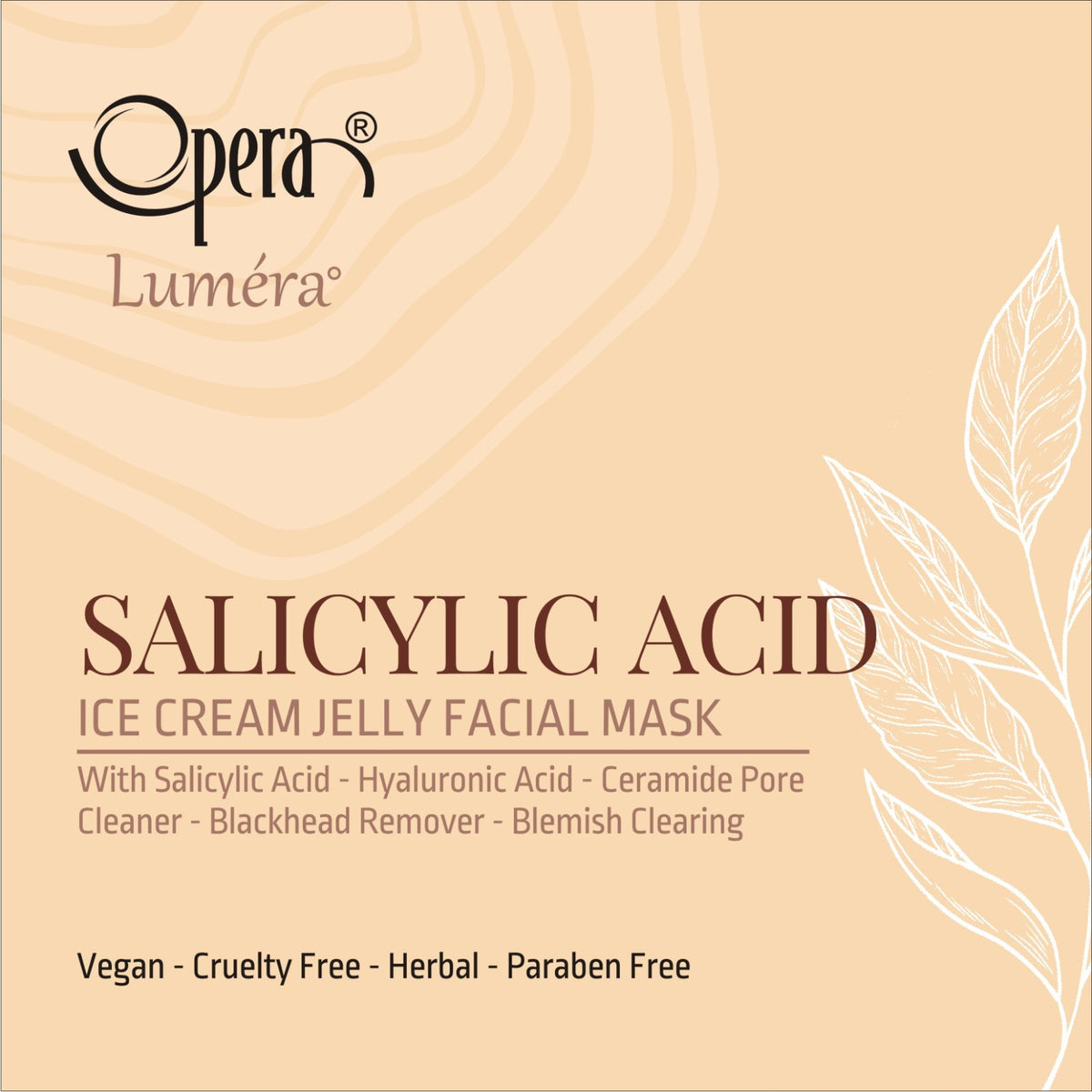 Opera Luméra Treatment Pore Cleanser – Salicylic Ice Cream Jelly Mask