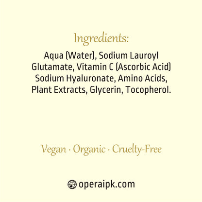 Opera Luméra Treatment – Hyaluronic & Vitamin C Brightening Cleanser