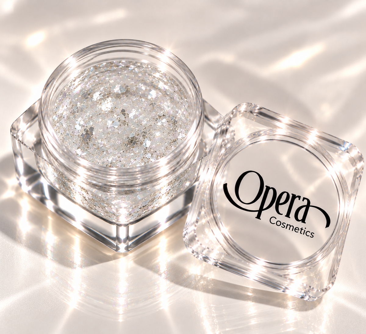 Opera Iridescent Flakes Highlighter (Silver)