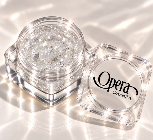Opera Iridescent Flakes Highlighter (Silver)