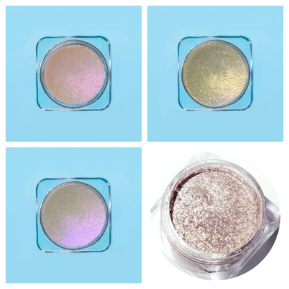 Opera Star Dust Glow Chrome Highlighter (4pcs) – Bundle #2