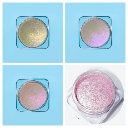 Opera Star Dust Glow Chrome Highlighter (4pcs) – Bundle #5