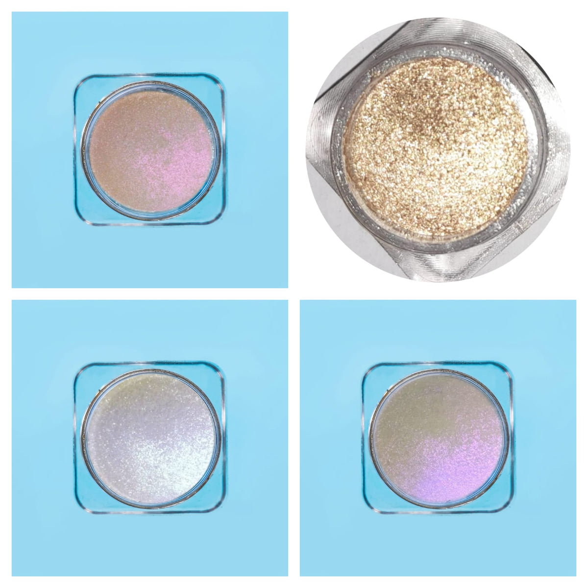 Opera Star Dust Glow Chrome Highlighter (4pcs) – Bundle #7.1