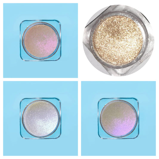 Opera Star Dust Glow Chrome Highlighter (4pcs) – Bundle #7.1