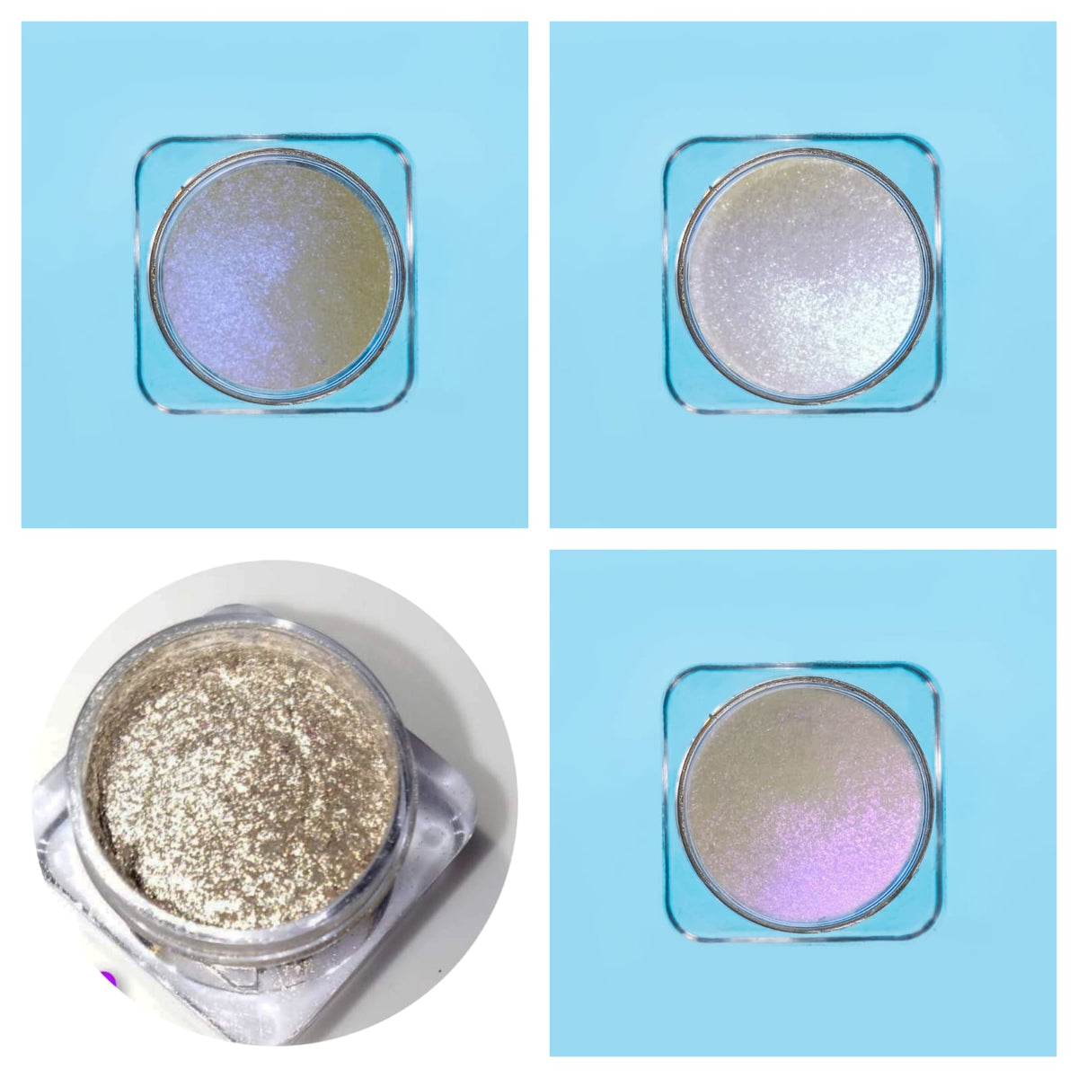 Opera Star Dust Glow Chrome Highlighter (4pcs) – Bundle #9