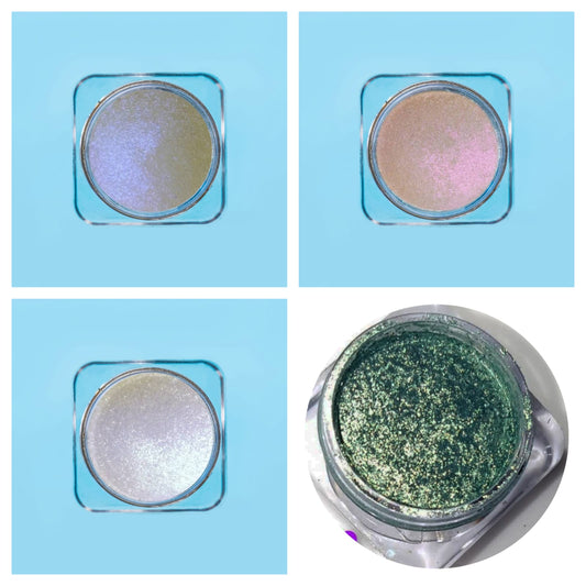 Opera Star Dust Glow Chrome Highlighter (4pcs) – Bundle #10