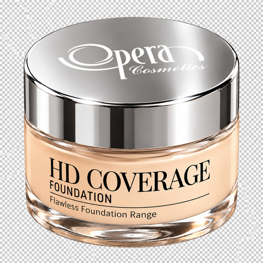 Opera Cover Glow Matte HD Foundation Complete Coverage (Faire)