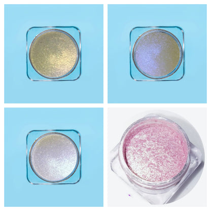 Opera Star Dust Glow Chrome Highlighter (4pcs) – Bundle #5.1
