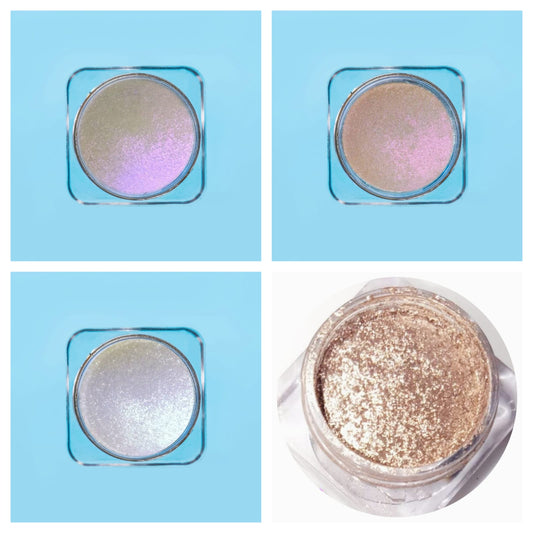 Opera Star Dust Glow Chrome Highlighter (4pcs) – Bundle #3.1
